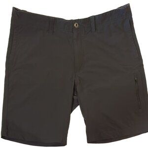 Patagonia Shorts Men's 36 Hiking Flat Front Chino Grey Casual Outdoors EXCELLENT